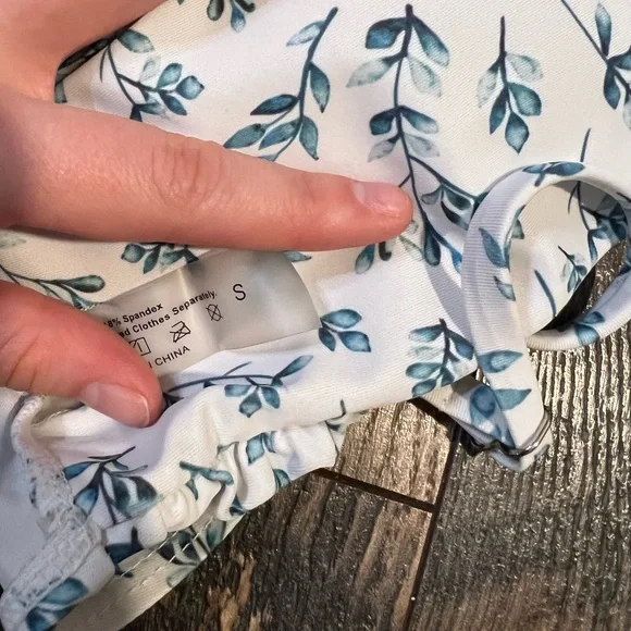 Leaf Print Bikini - Picture 7 of 7